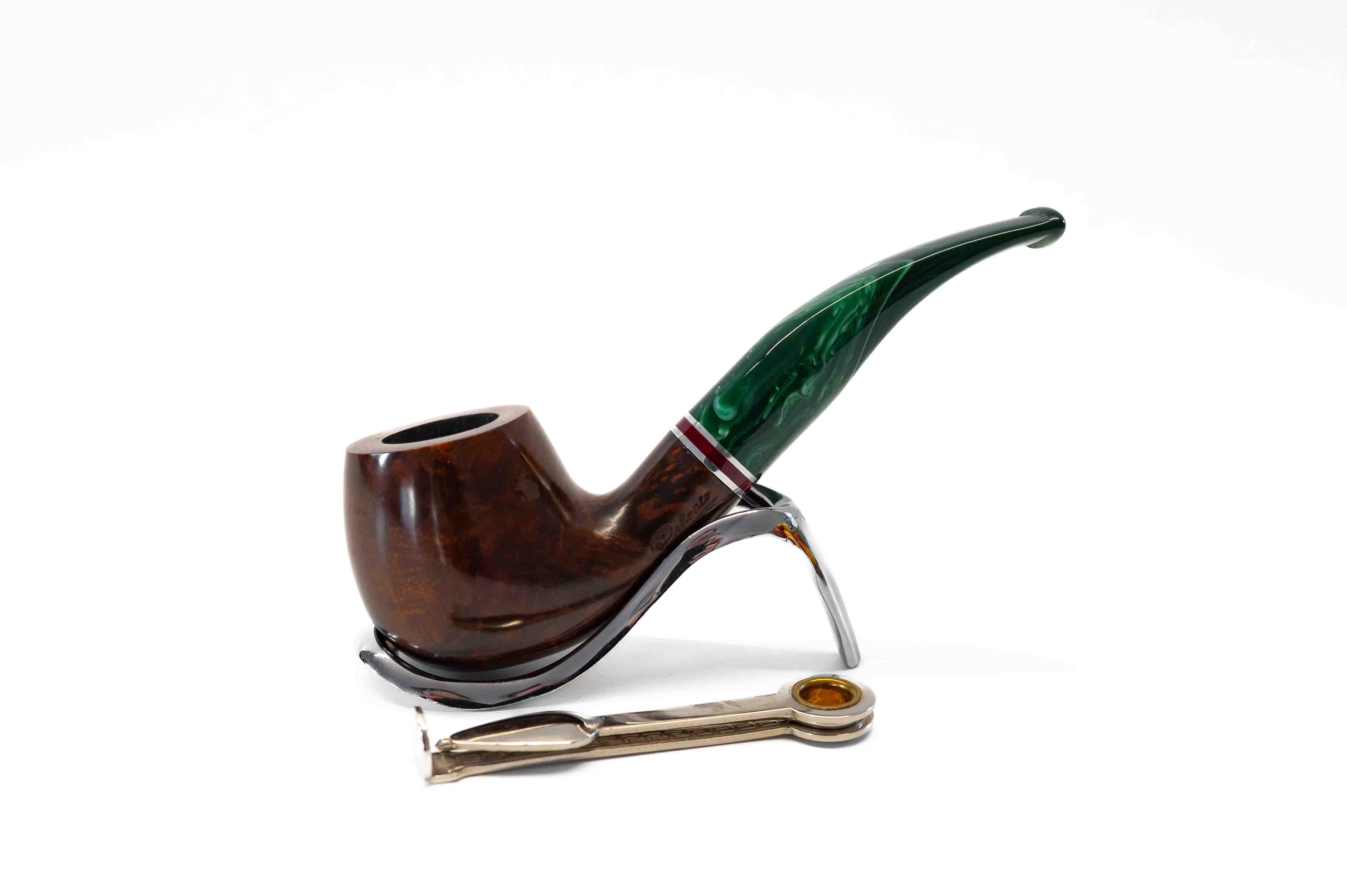 Padonio bruyer pipa 9mm filterrel, hajlított szárral, Bent forma